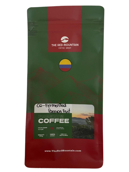 100% Colombiaanse Arabica Koffie – Co-gefermenteerd met Passievrucht